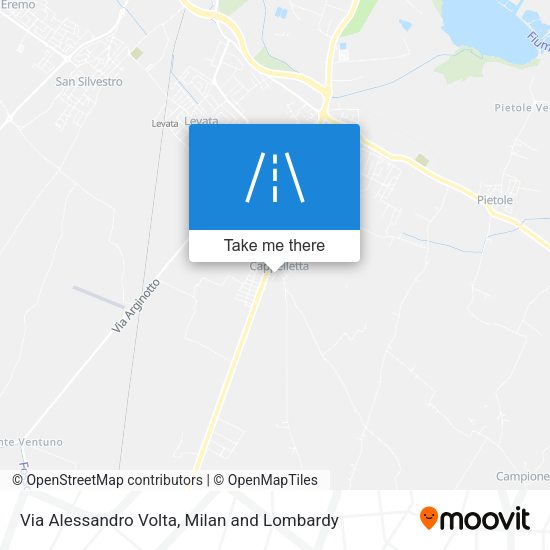 Via Alessandro Volta map