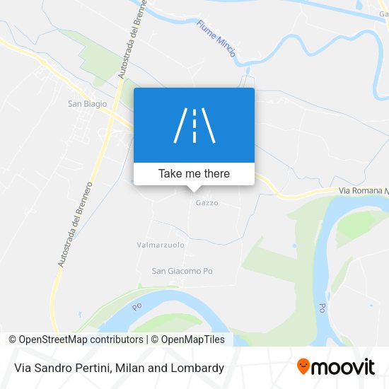Via Sandro Pertini map
