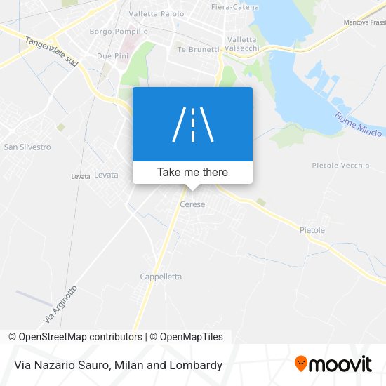 Via Nazario Sauro map