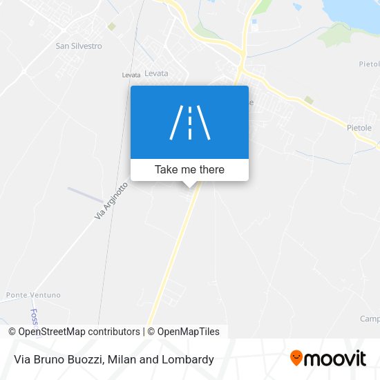 Via Bruno Buozzi map