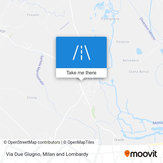 Via Due Giugno map