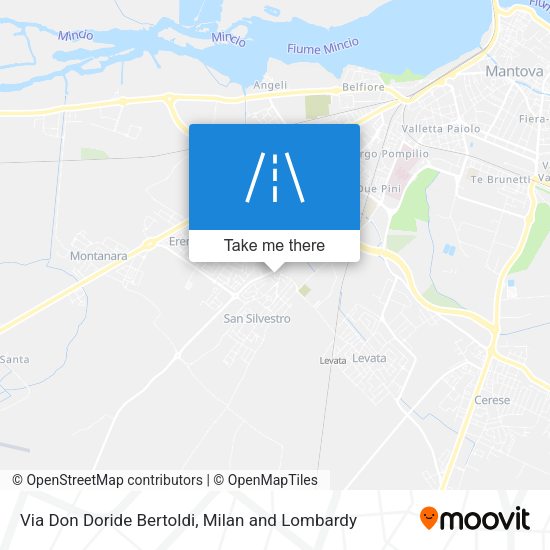 Via Don Doride Bertoldi map