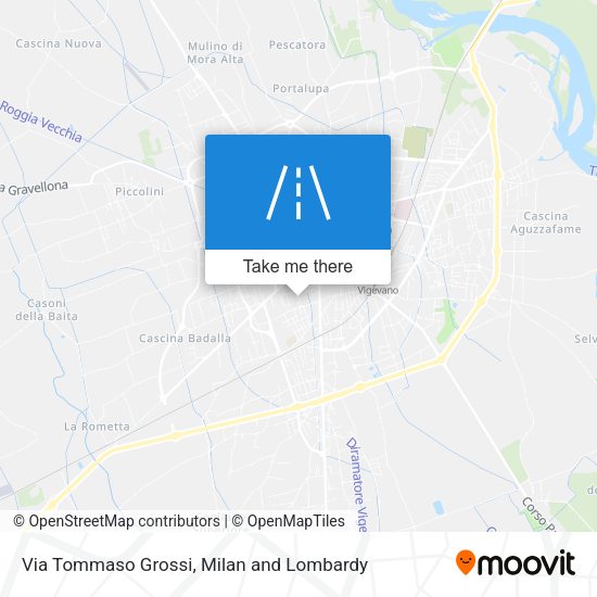 Via Tommaso Grossi map