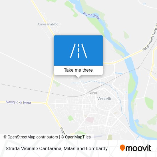 Strada Vicinale Cantarana map