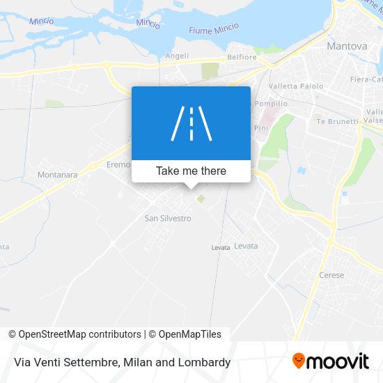 Via Venti Settembre map