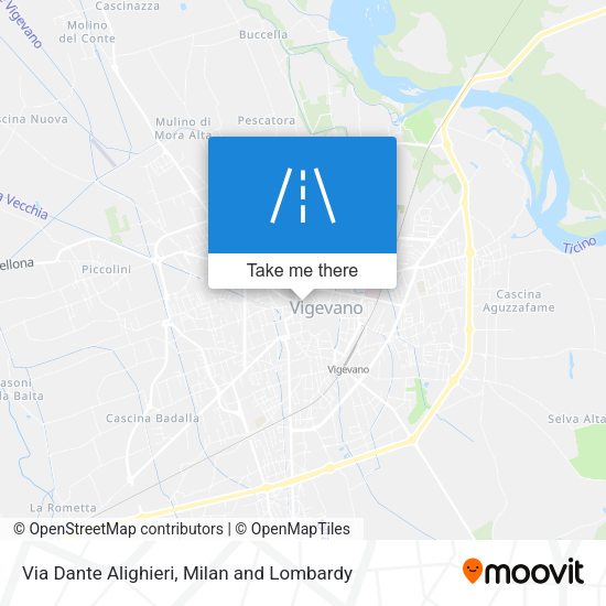 Via Dante Alighieri map