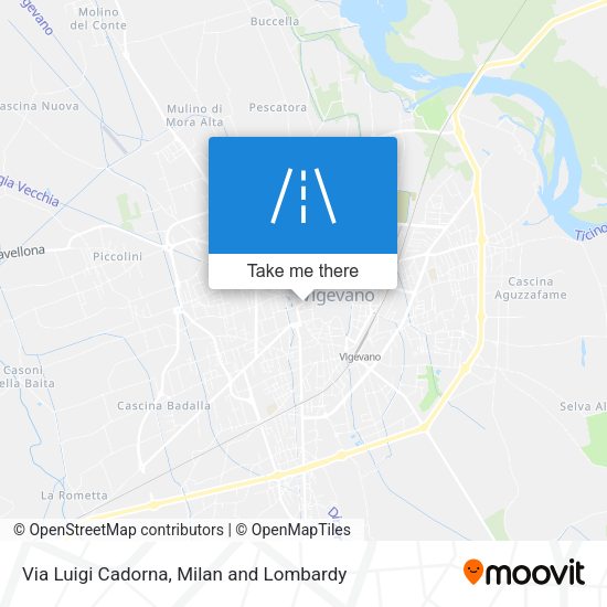Via Luigi Cadorna map