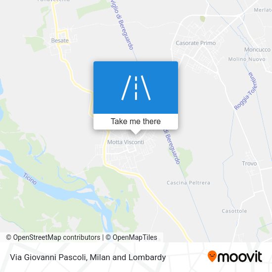 Via Giovanni Pascoli map
