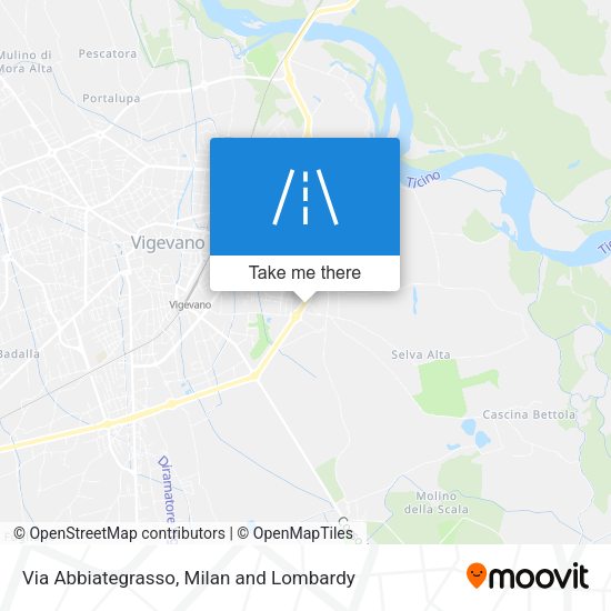 Via Abbiategrasso map