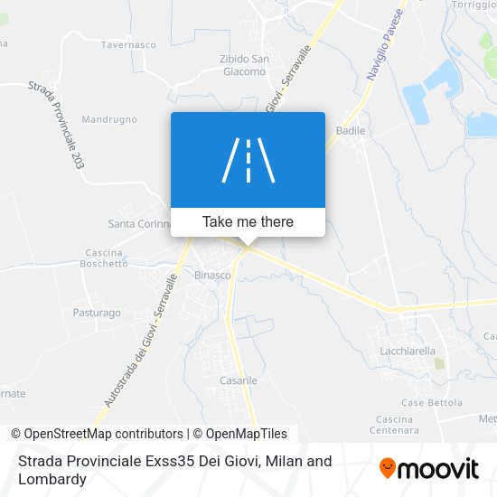 Strada Provinciale Exss35 Dei Giovi map