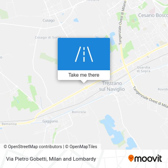 Via Pietro Gobetti map