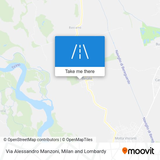 Via Alessandro Manzoni map