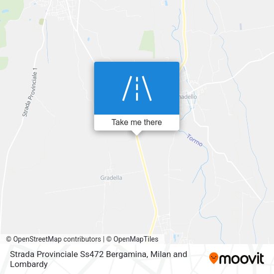 Strada Provinciale Ss472 Bergamina map