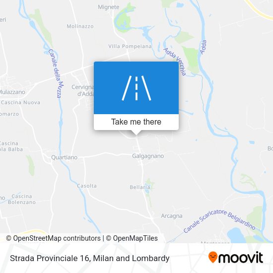 Strada Provinciale 16 map