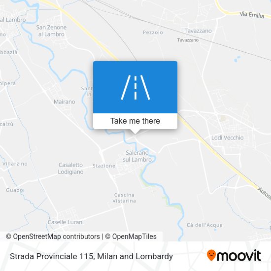 Strada Provinciale 115 map