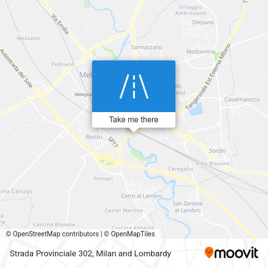 Strada Provinciale 302 map