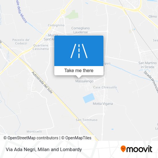 Via Ada Negri map