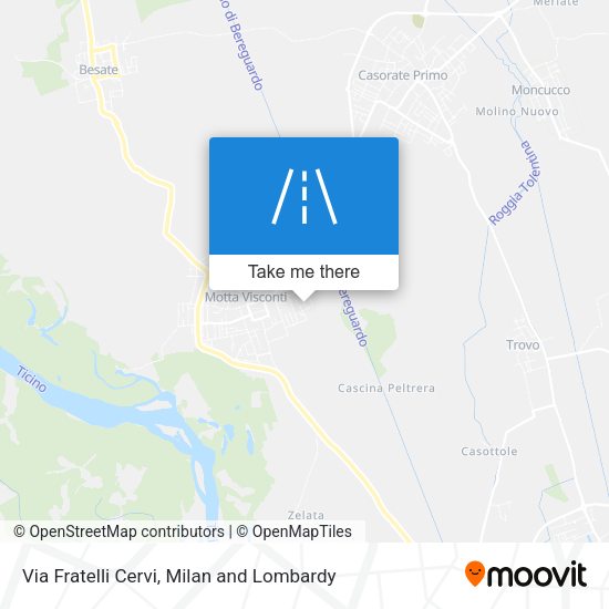 Via Fratelli Cervi map