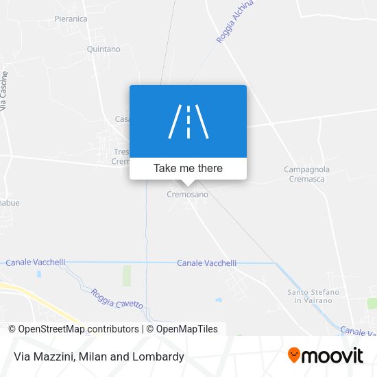 Via Mazzini map