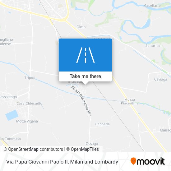 Via Papa Giovanni Paolo II map
