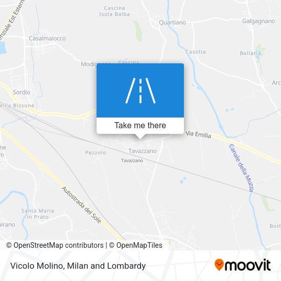 Vicolo Molino map