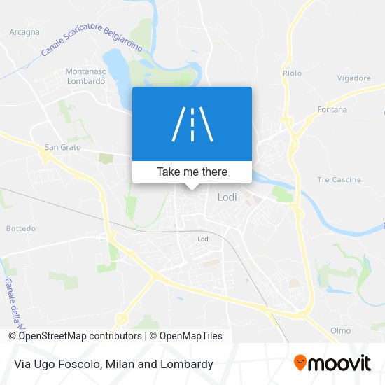 Via Ugo Foscolo map