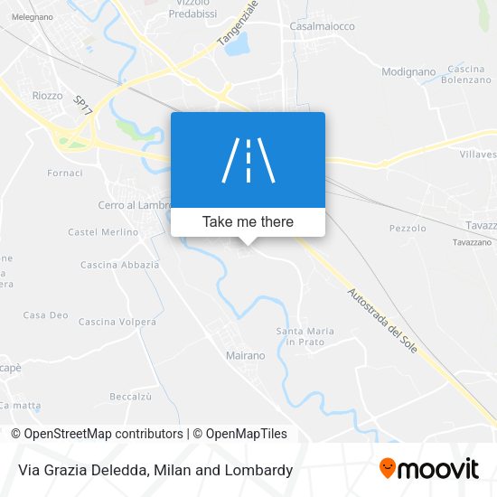 Via Grazia Deledda map