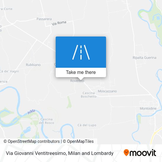 Via Giovanni Ventitreesimo map