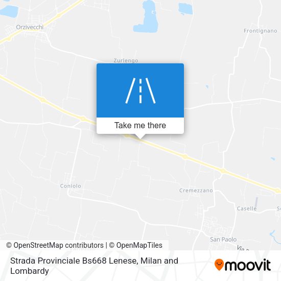 Strada Provinciale Bs668 Lenese map