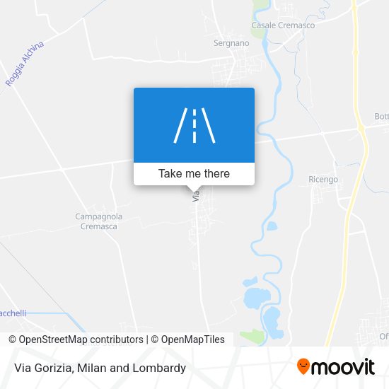 Via Gorizia map