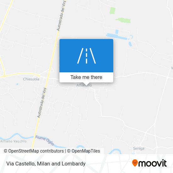 Via Castello map