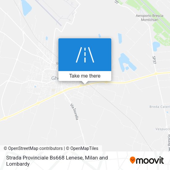Strada Provinciale Bs668 Lenese map