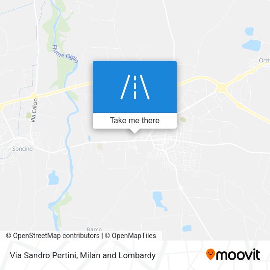 Via Sandro Pertini map