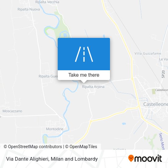 Via Dante Alighieri map