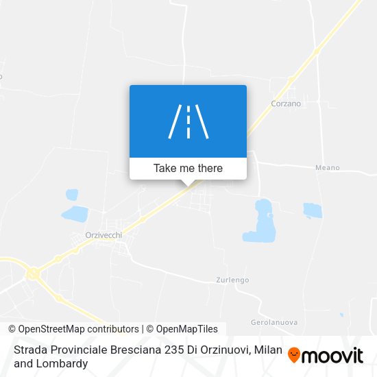 Strada Provinciale Bresciana 235 Di Orzinuovi map