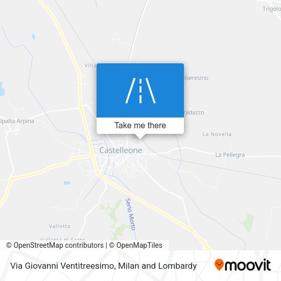 Via Giovanni Ventitreesimo map