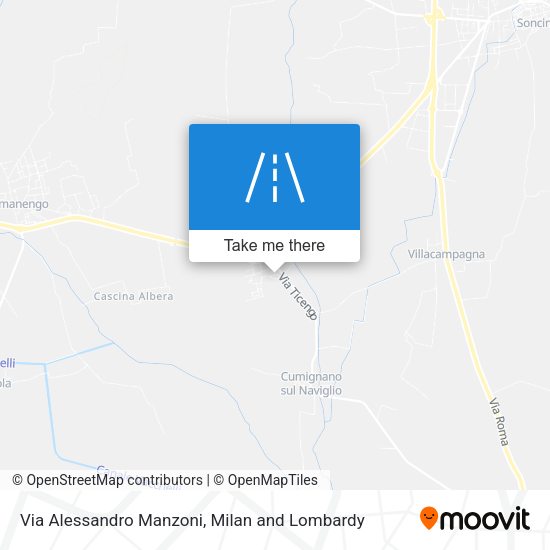 Via Alessandro Manzoni map