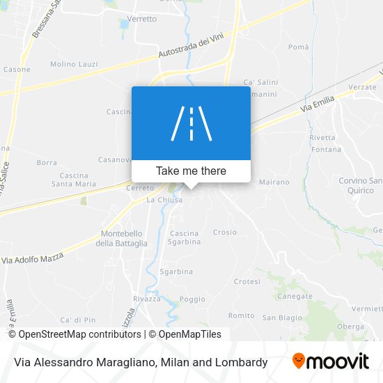 Via Alessandro Maragliano map