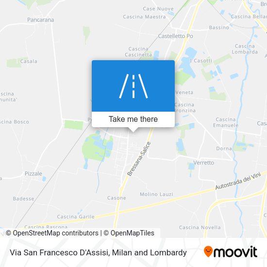 Via San Francesco D'Assisi map