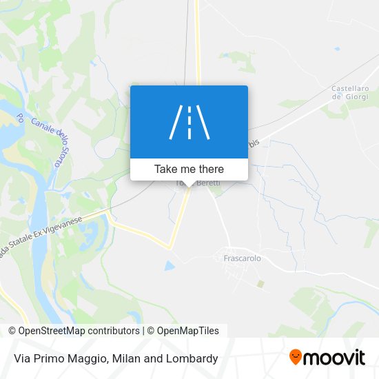 Via Primo Maggio map