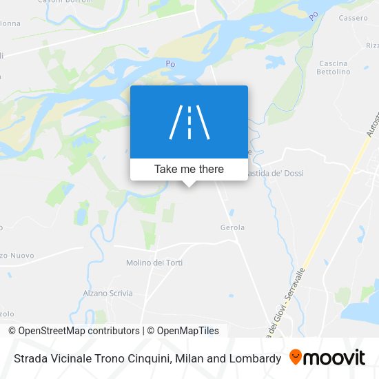 Strada Vicinale Trono Cinquini map
