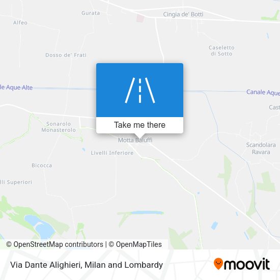 Via Dante Alighieri map