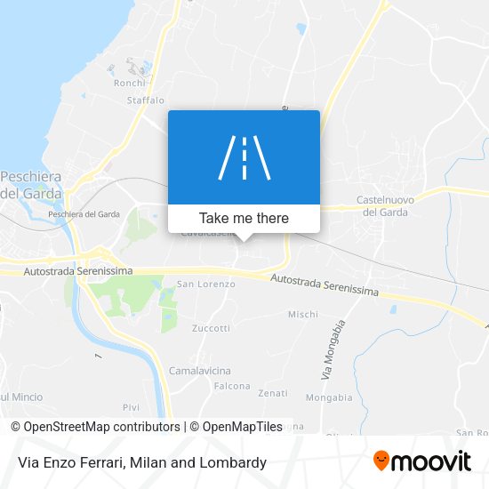 Via Enzo Ferrari map