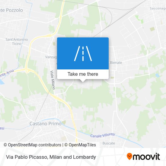 Via Pablo Picasso map