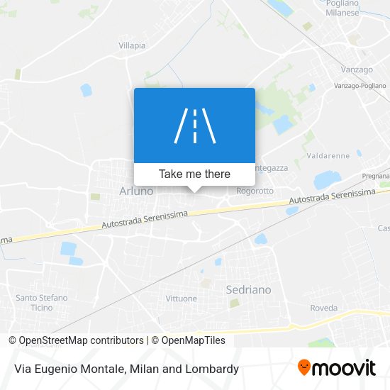 Via Eugenio Montale map