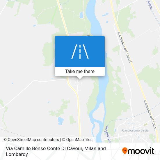 Via Camillo Benso Conte Di Cavour map