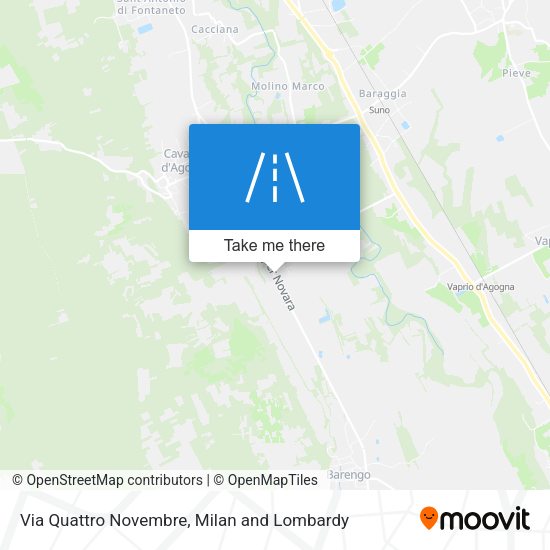Via Quattro Novembre map