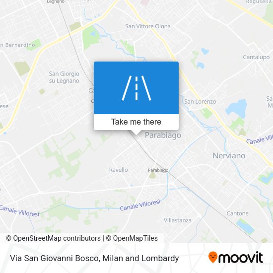 Via San Giovanni Bosco map