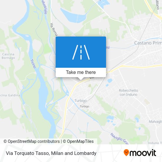 Via Torquato Tasso map