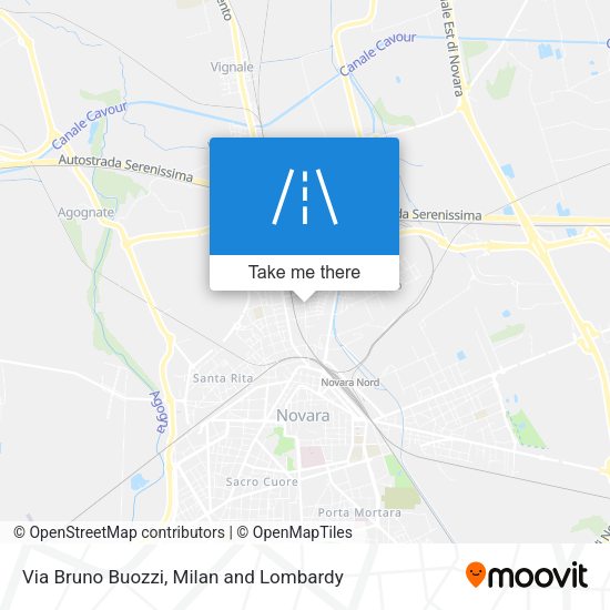 Via Bruno Buozzi map
